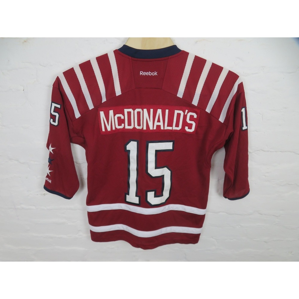 Washington Capitals 2015 Winter Classic Youth Jersey L/XL Reebok McDonald's #15 - Picture 8 of 11
